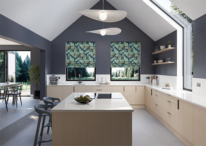 Nicobar, Blue Lagoon - Twist&Fit Roman Blind - Image 8